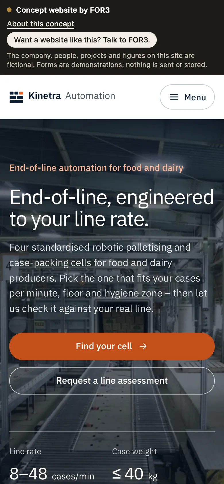 Kinetra Automation – mobile