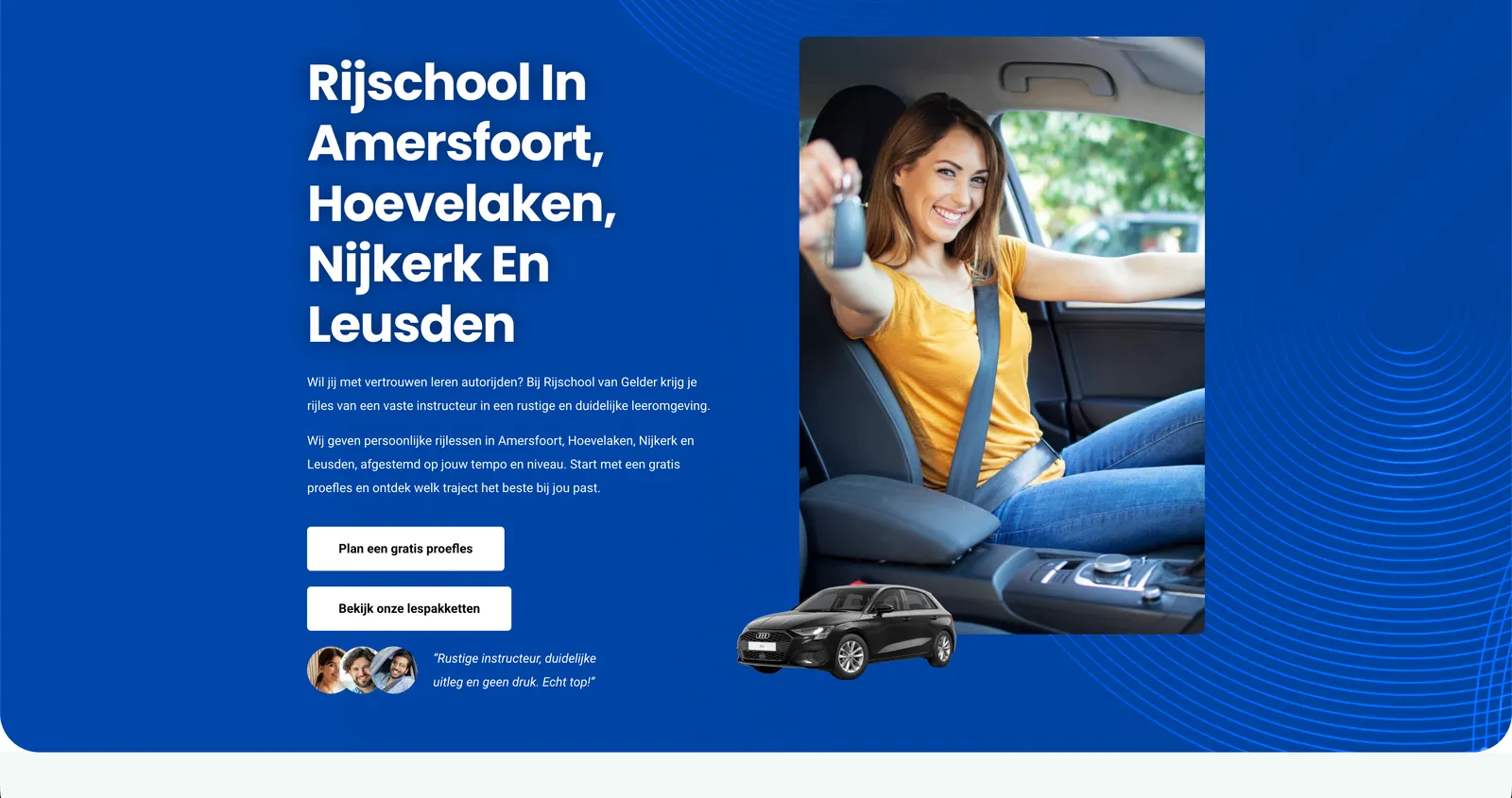 Website Rijschool van Gelder