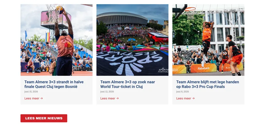 Team Almere 3x3 – from the project