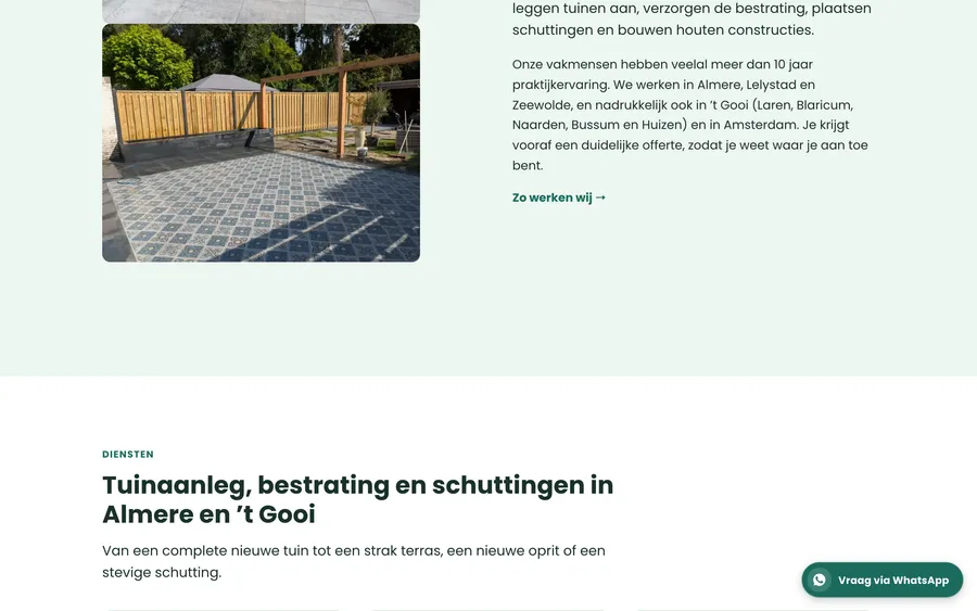 Team Tuin Totaal – aus dem projekt