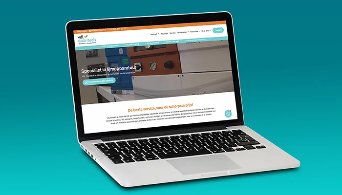 VDL Distritech: Rebranding, Frontend und Wachstum für einen Spezialisten für Klebstoffanlagen.