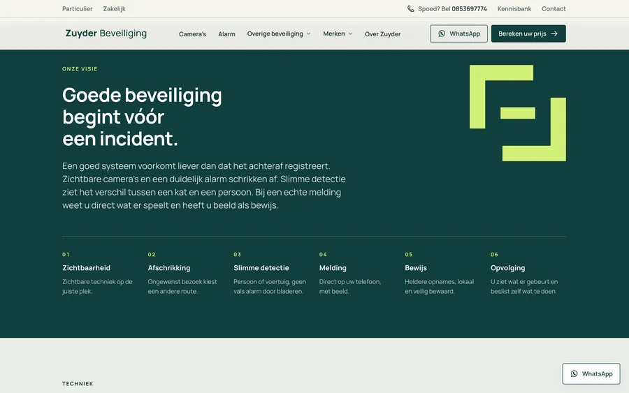 Zuyder Beveiliging – from the project